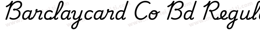 Barclaycard Co Bd Regular字体转换